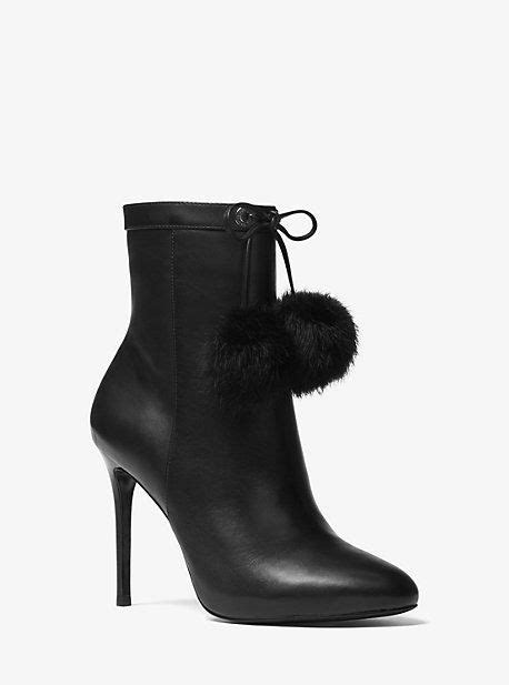 michael kors remi pom pom boots|Michael Michael Kors Women's Remi Fur Pom Pom Ballet Flats.